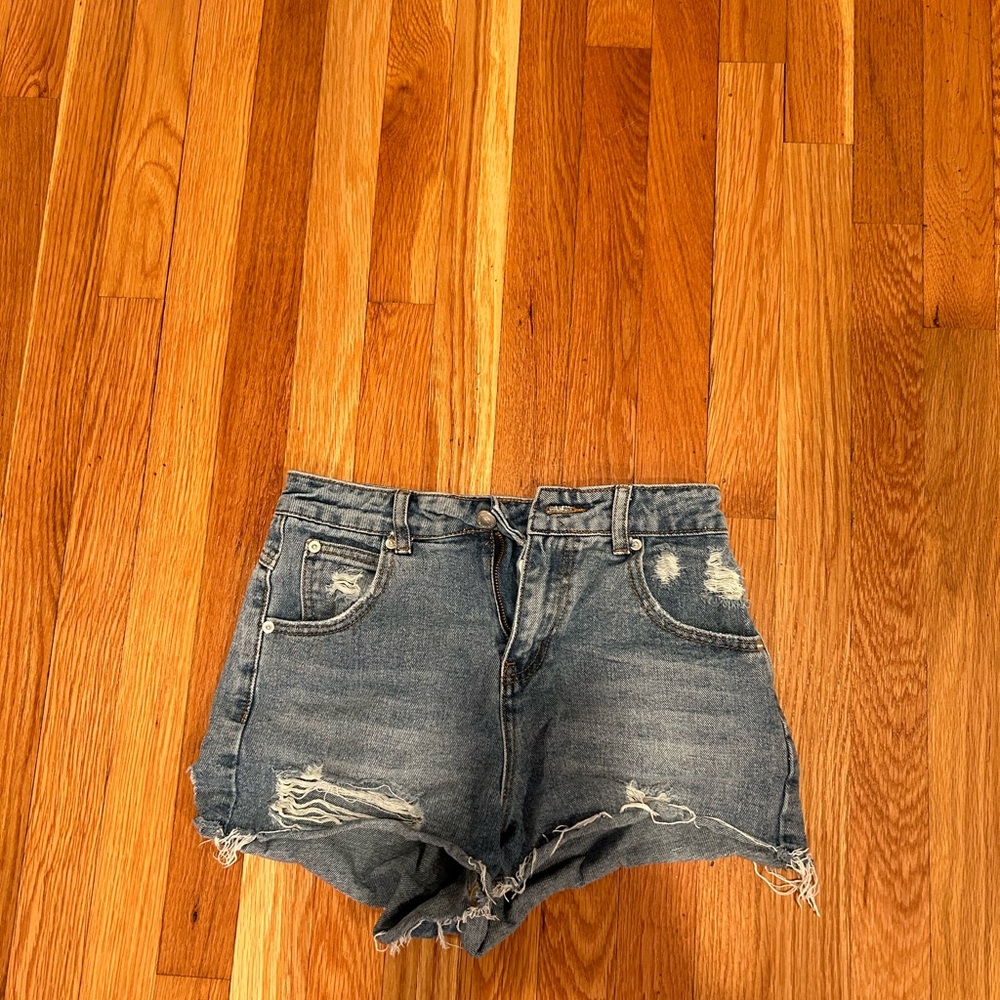 Denim Distressed Women's Shorts